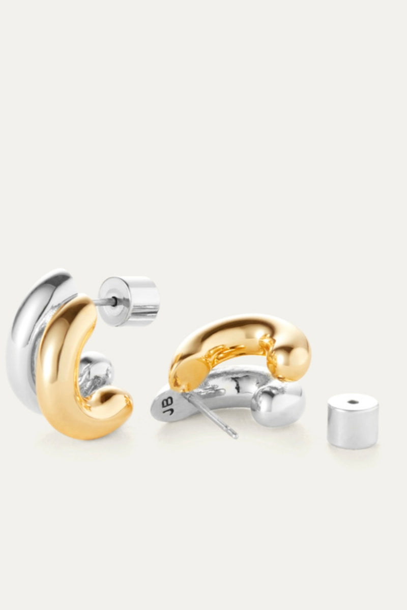 Jenny Bird - Mini Florence Earrings (2-tone)