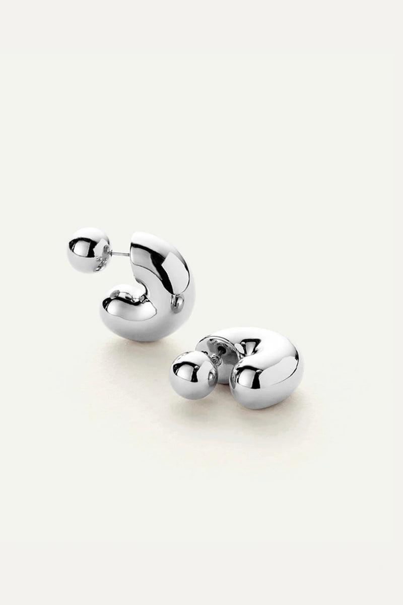 Jenny Bird - Tome Hoops Medium (silver)