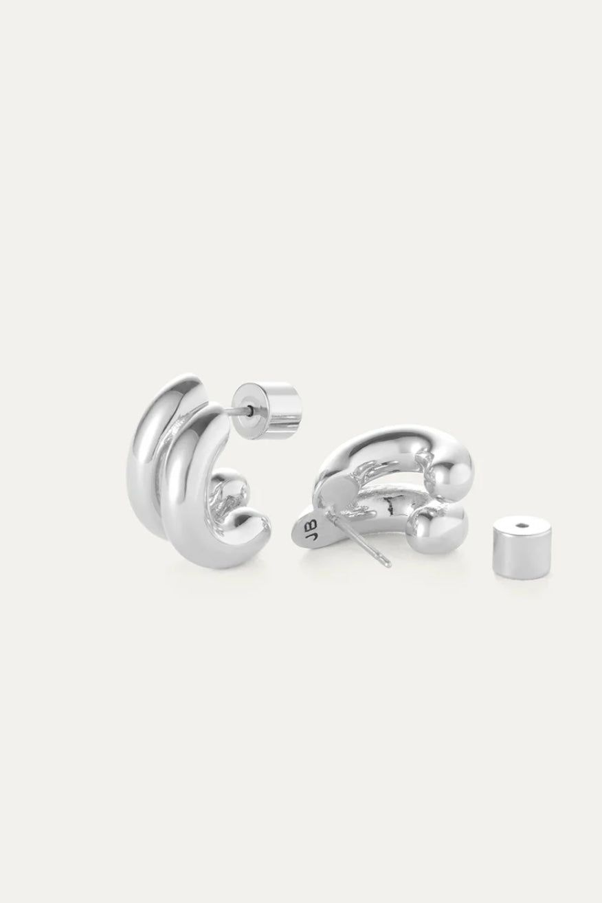 Jenny Bird - Mini Florence Earrings (silver)