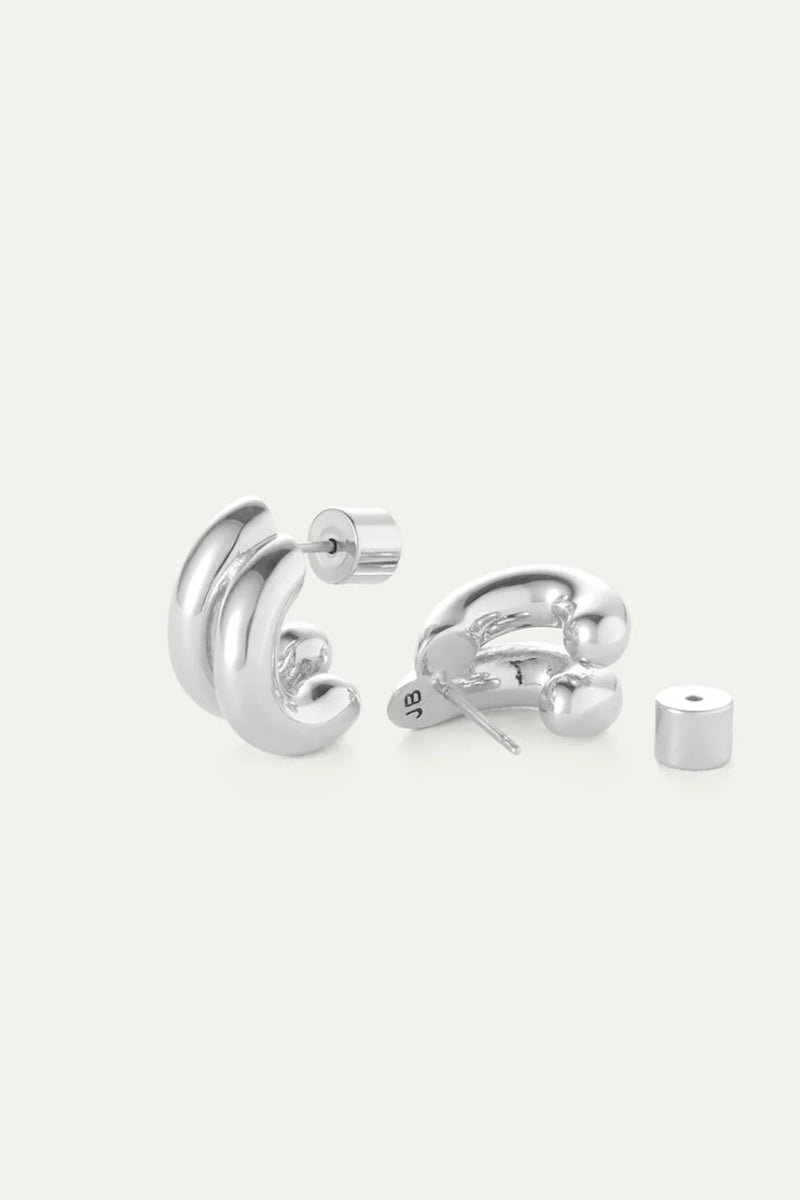 Jenny Bird - Mini Florence Earrings (silver)