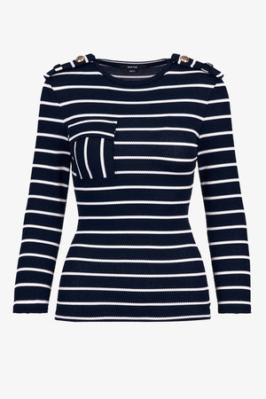 Smythe - Nautical Knit Top - SP25019