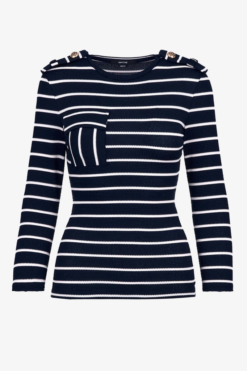 Smythe - Nautical Knit Top - SP25019