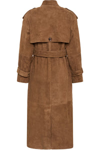 My Essential Wardrobe - TaraMW Suede Trenchcoat