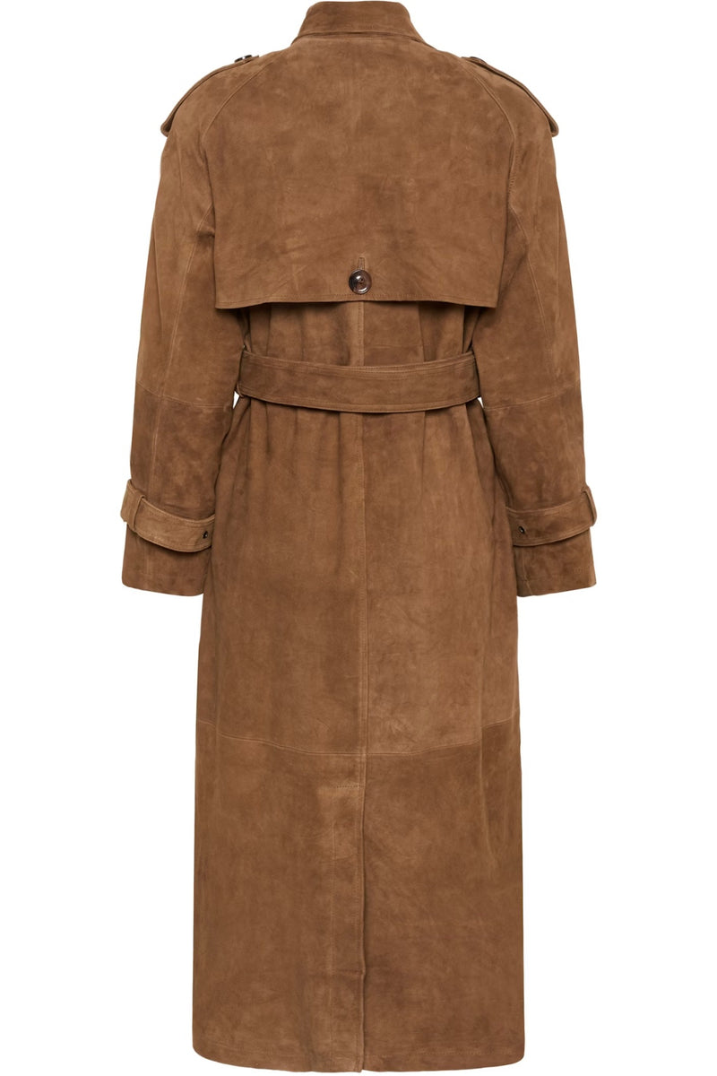 My Essential Wardrobe - TaraMW Suede Trenchcoat