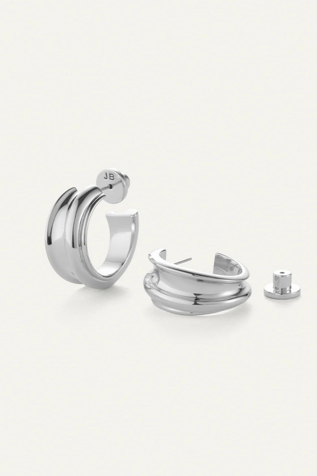 Jenny Bird - Lennon Hoops (silver)