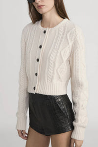 Frame - The Cable Knit Cashmere Cardi