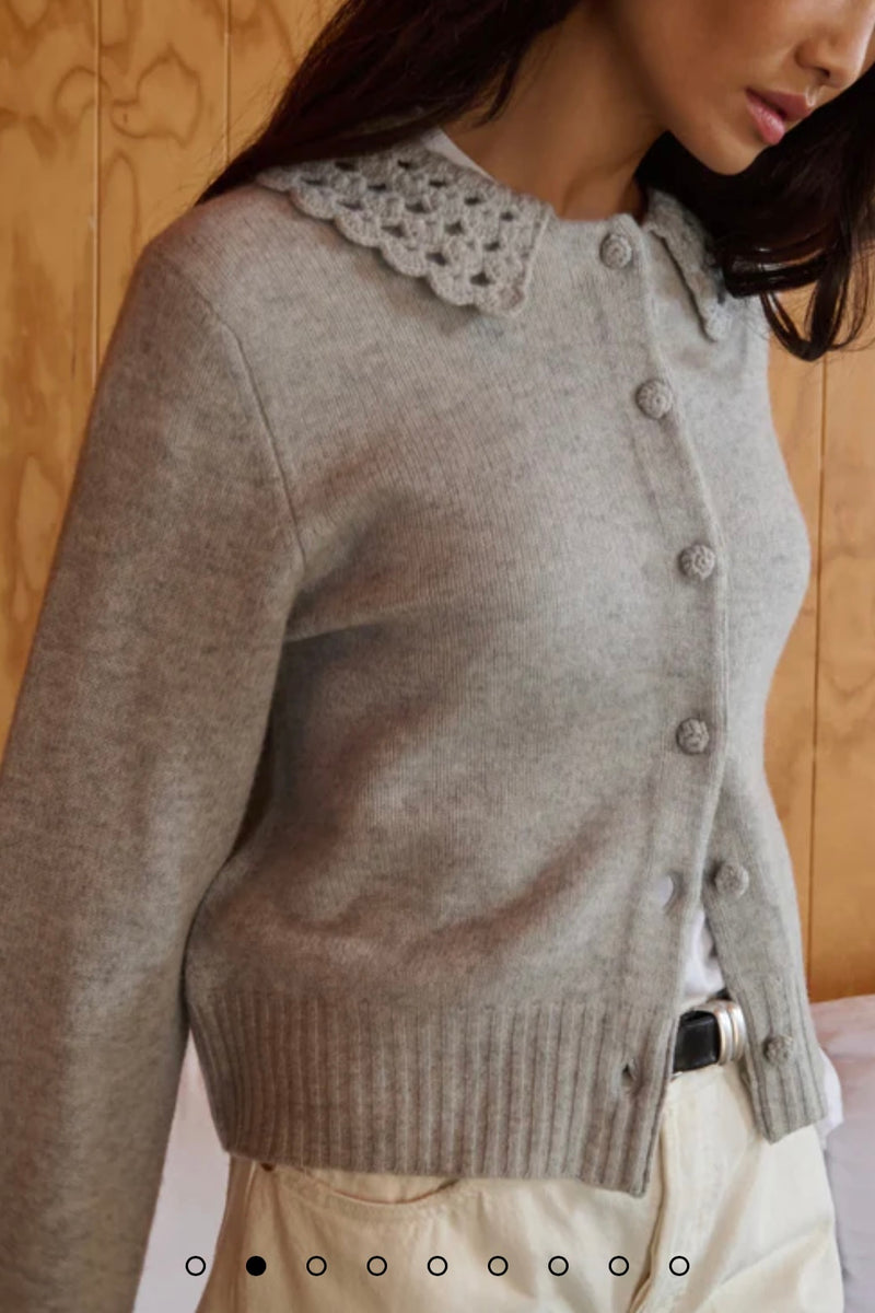 Nation LTD. - Addie Cardigan (heather grey)