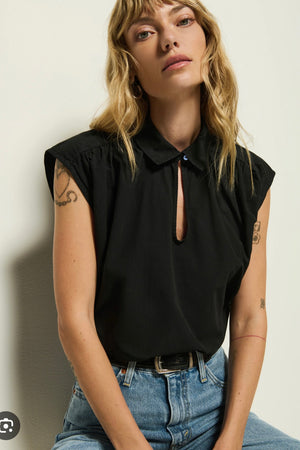 Nation Ltd. - Jody Sleeveless Shirt (jet black)