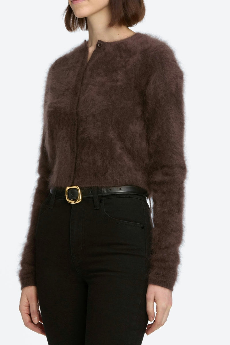 Frame - The Teddy Cardi (coffee) PRE-ORDER*