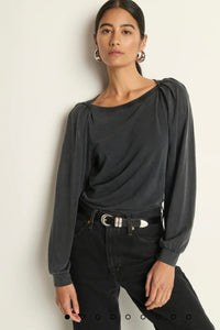 Nation LTD. - Sammy Envelope Neck Tee (vintage black)