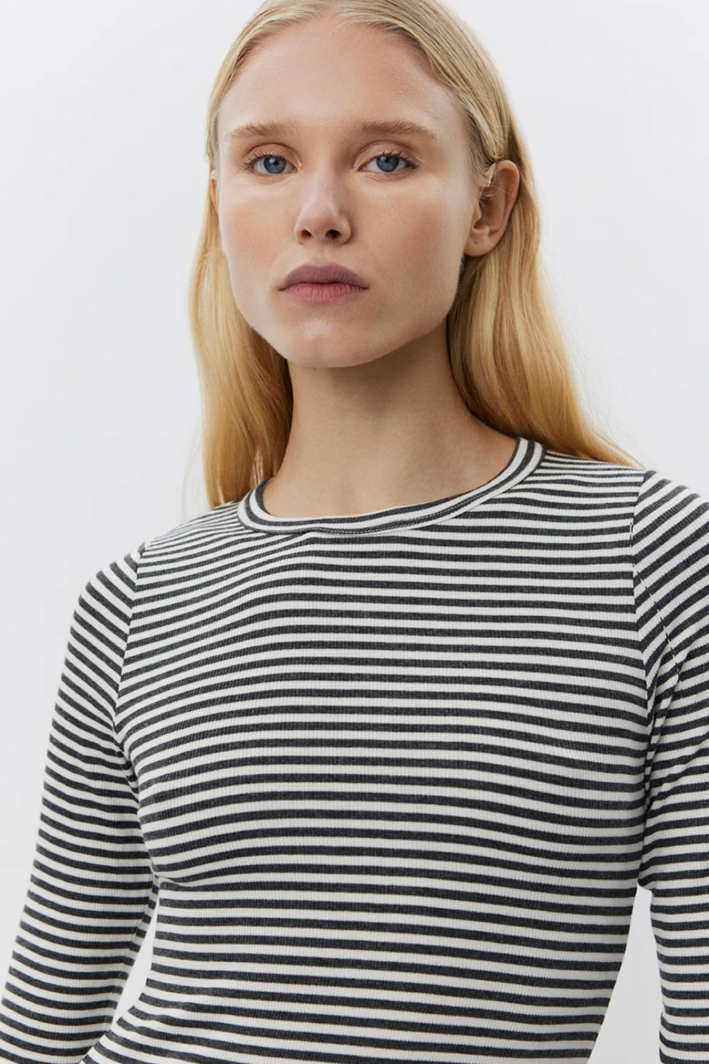 Sofie Schnoor - Petricia Stripe L/S Tee (dark grey striped)