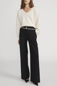 Frame - The Prim Slim Palazzo Trouser (black)