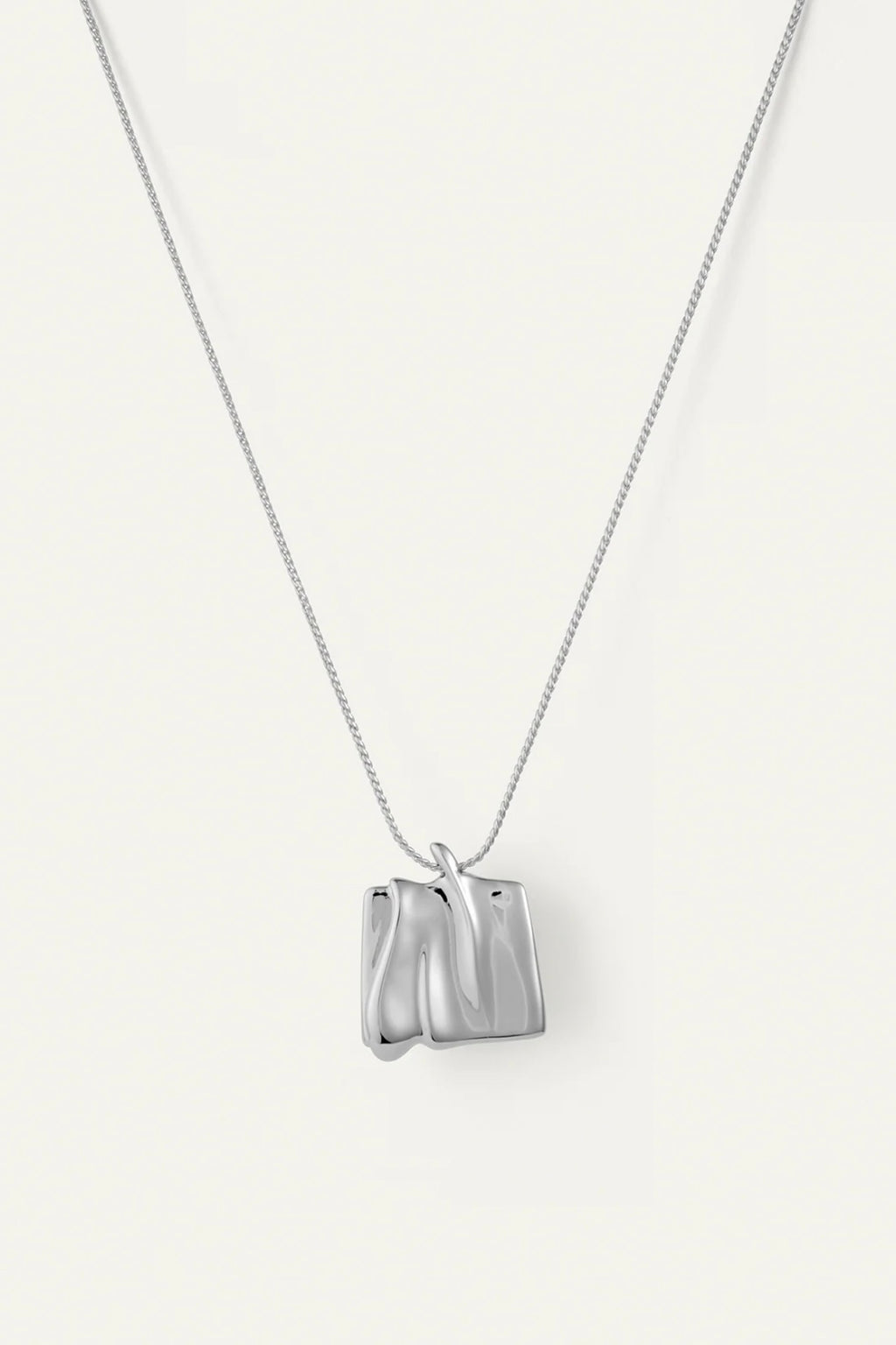Jenny Bird - Large Sundra Pendant Necklace (silver)