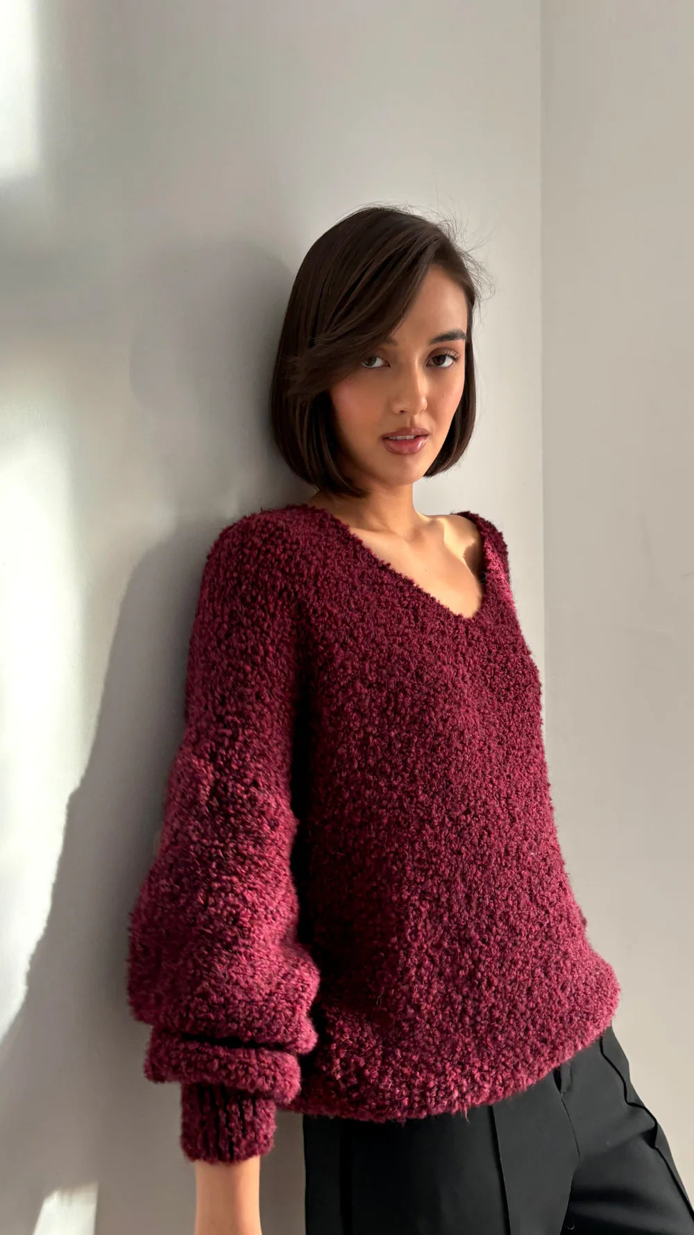 Charli - Jenny Sweater (bordeaux)
