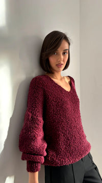 Charli - Jenny Sweater (bordeaux)