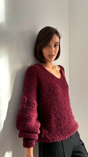 Charli - Jenny Sweater (bordeaux)