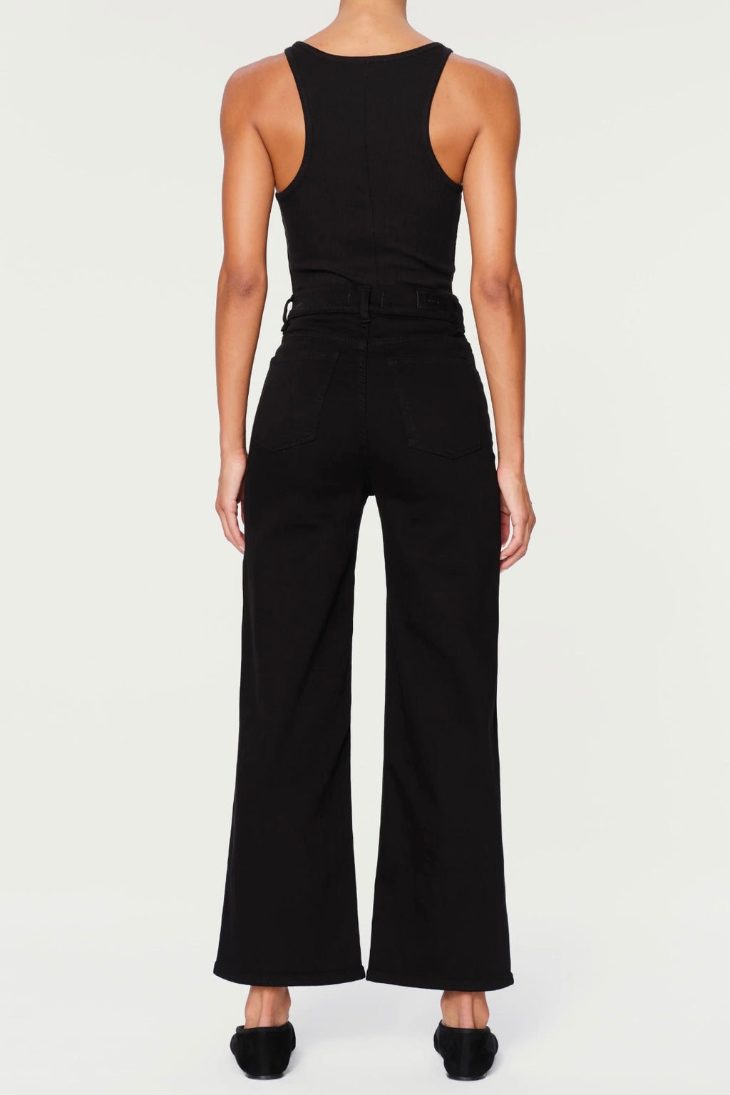 DL1961 - Hepburn Wide Leg  - 27" length (Jet Black)