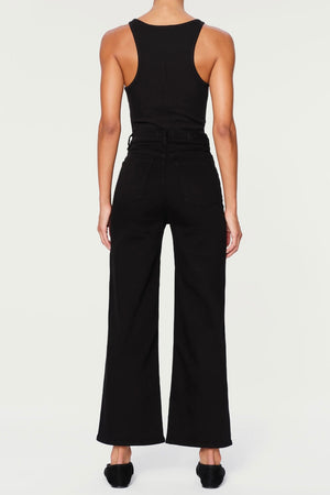 DL1961 - Hepburn Wide Leg  - 27" length (Jet Black)