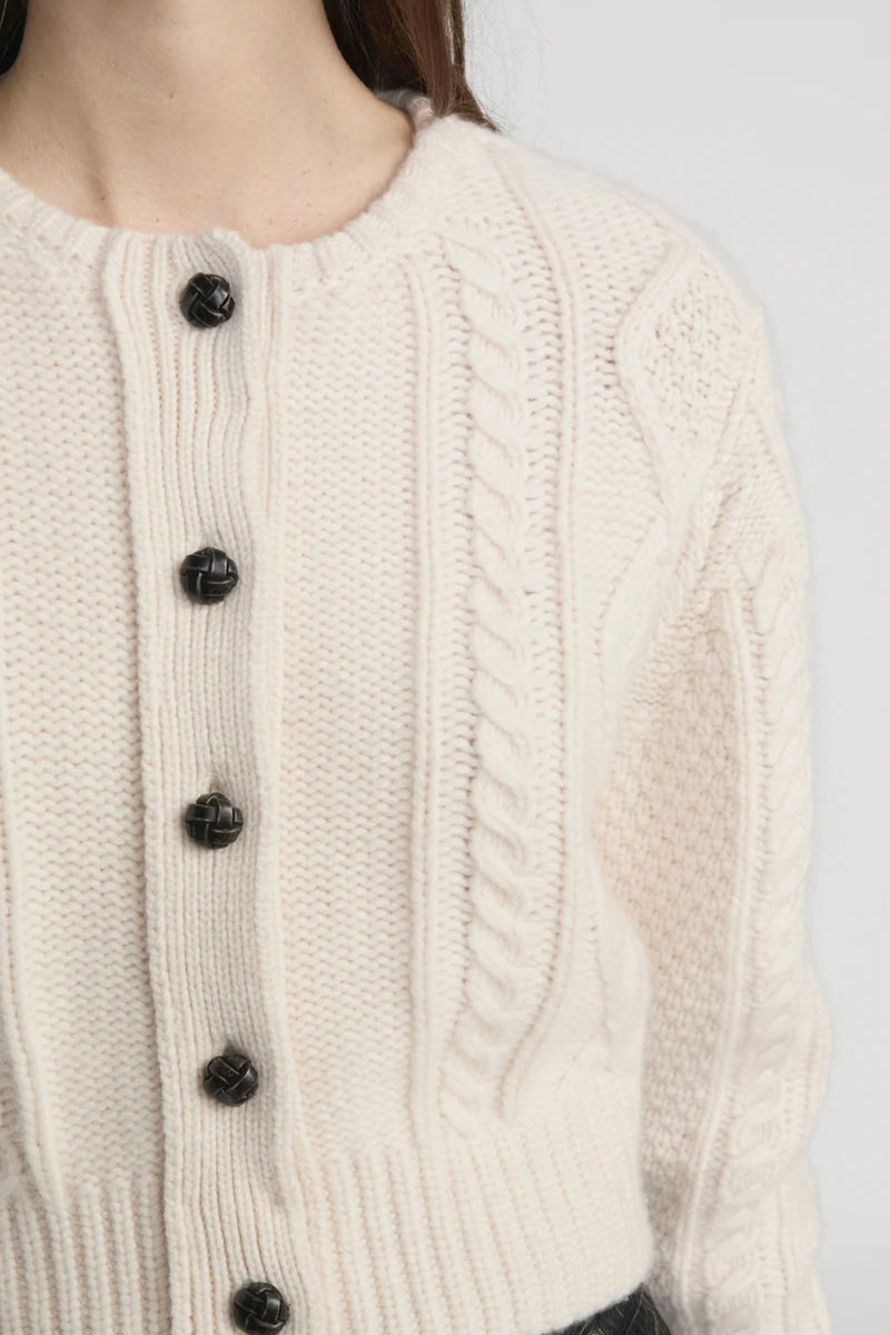 Frame - The Cable Knit Cashmere Cardi