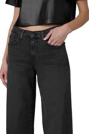 Joe's Jeans -- The Lou Lou Low Rise Wide Leg (Black Cat)