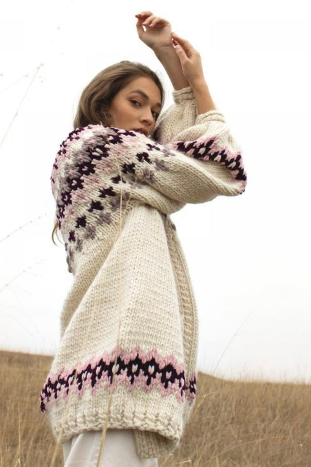 Maridruna - Jacquard Cardigan