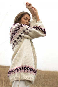 Maridruna - Jacquard Cardigan