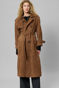 My Essential Wardrobe - TaraMW Suede Trenchcoat