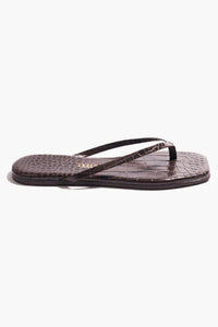 TKees - Square Toe Lily (carob croc)