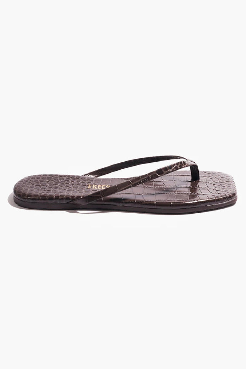 TKees - Square Toe Lily (carob croc)