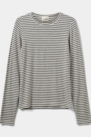 Sofie Schnoor - Petricia Stripe L/S Tee (grey striped)