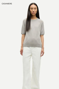 Samsoe Samsoe - Saboston Knit Tee (elephant skin)