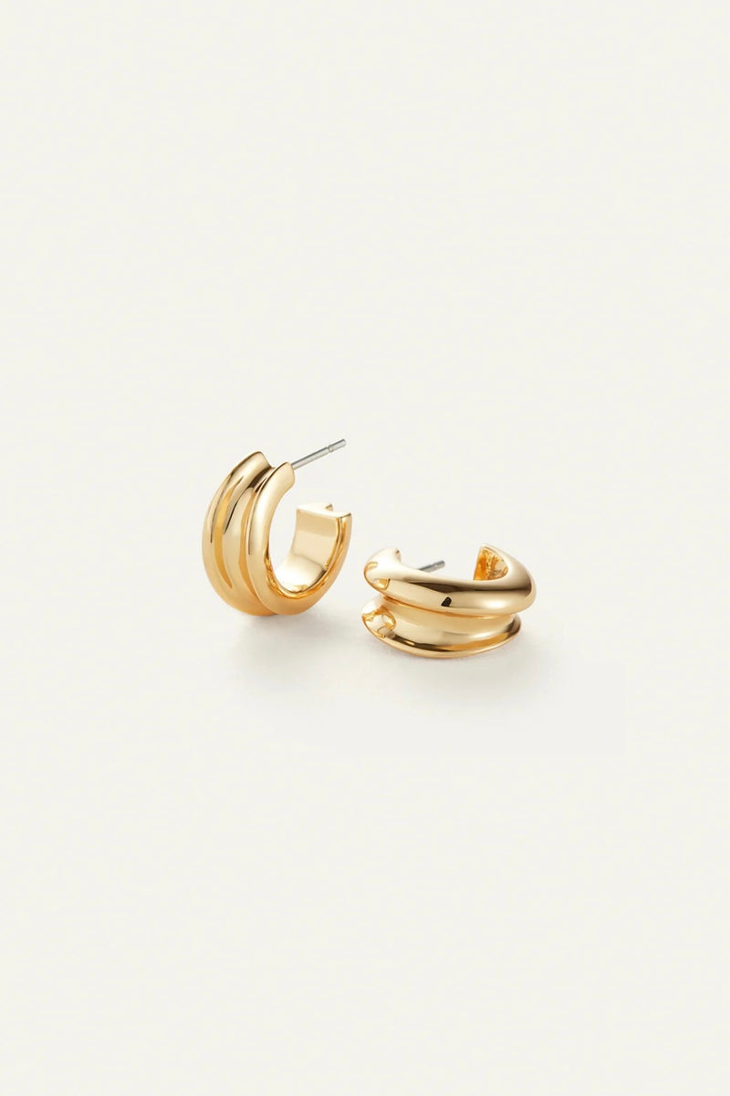 Jenny Bird - Mini Lennon Hoops (gold)