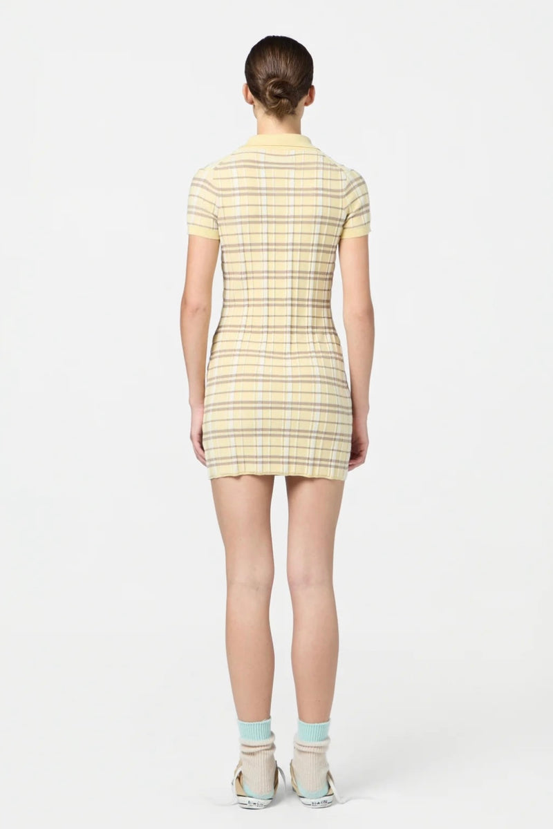Guest in Residence - Plaid Polo Dress