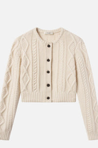 Frame - The Cable Knit Cashmere Cardi