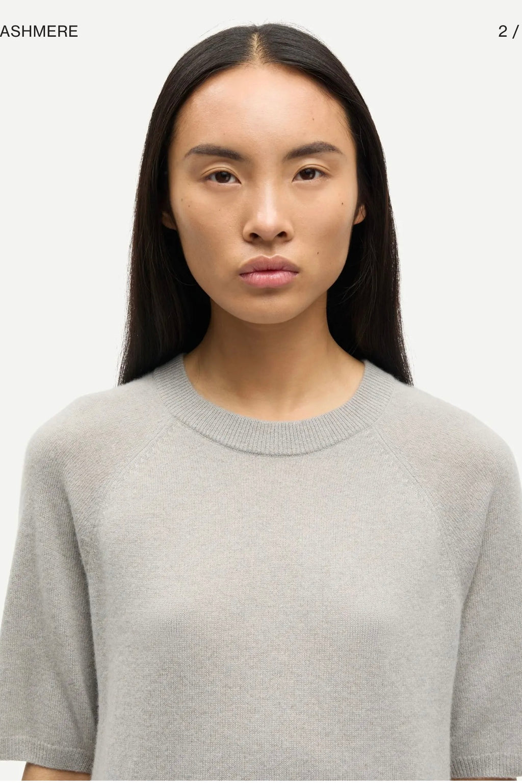 Samsoe Samsoe - Saboston Knit Tee (elephant skin)