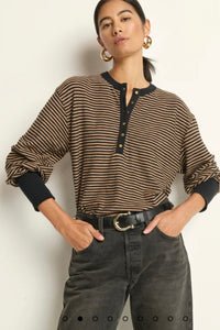 Nation LTD. - Victoria Henley (mini cocoa stripe)