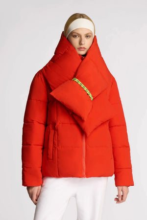 Alpenhaus - Winekka 2-in-1 Puffer wth Removable Scarf