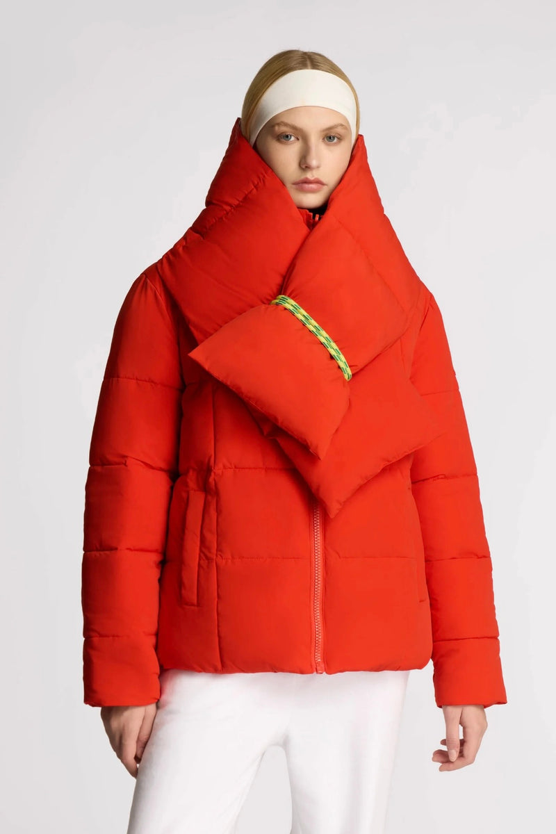 Alpenhaus - Winekka 2-in-1 Puffer wth Removable Scarf
