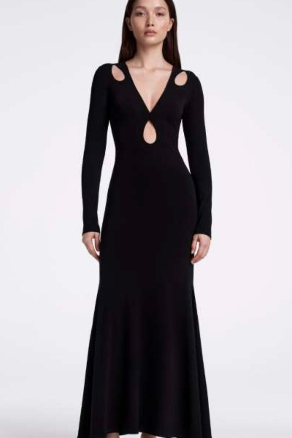 Smythe - Keyhole Maxi Dress (black)
