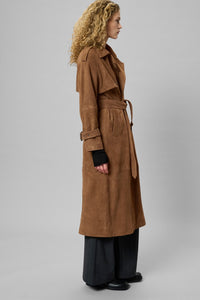 My Essential Wardrobe - TaraMW Suede Trenchcoat