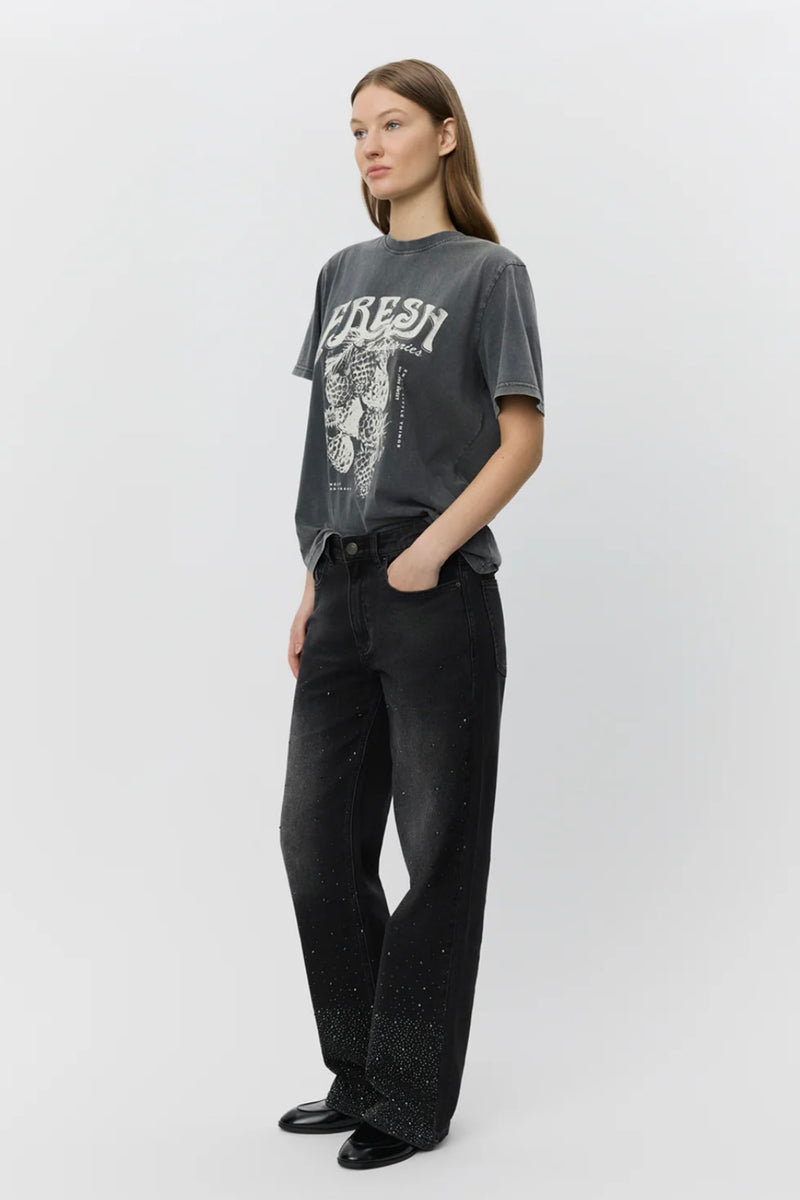 Sofie Schnoor - Paris Jeans (washed black w/gemstones)