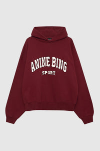 Anine Bing - Alec Hoodie Sport (Cabernet)