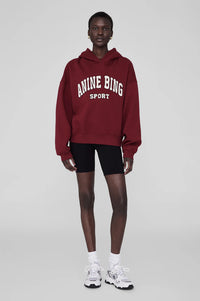 Anine Bing - Alec Hoodie Sport (Cabernet)