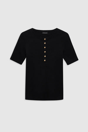 Anine Bing - Alessia Black Tee