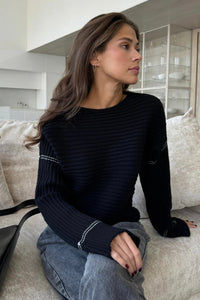 Charli - Anna Sweater (black)