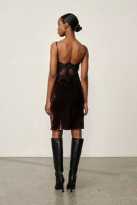 Herskind - Vivian Silk + Velvet Dress