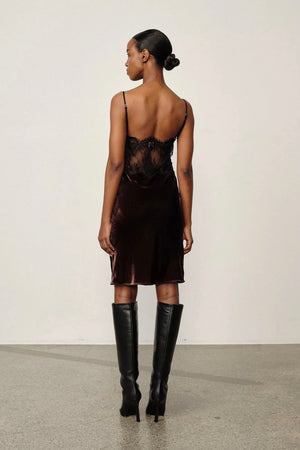 Herskind - Vivian Silk + Velvet Dress