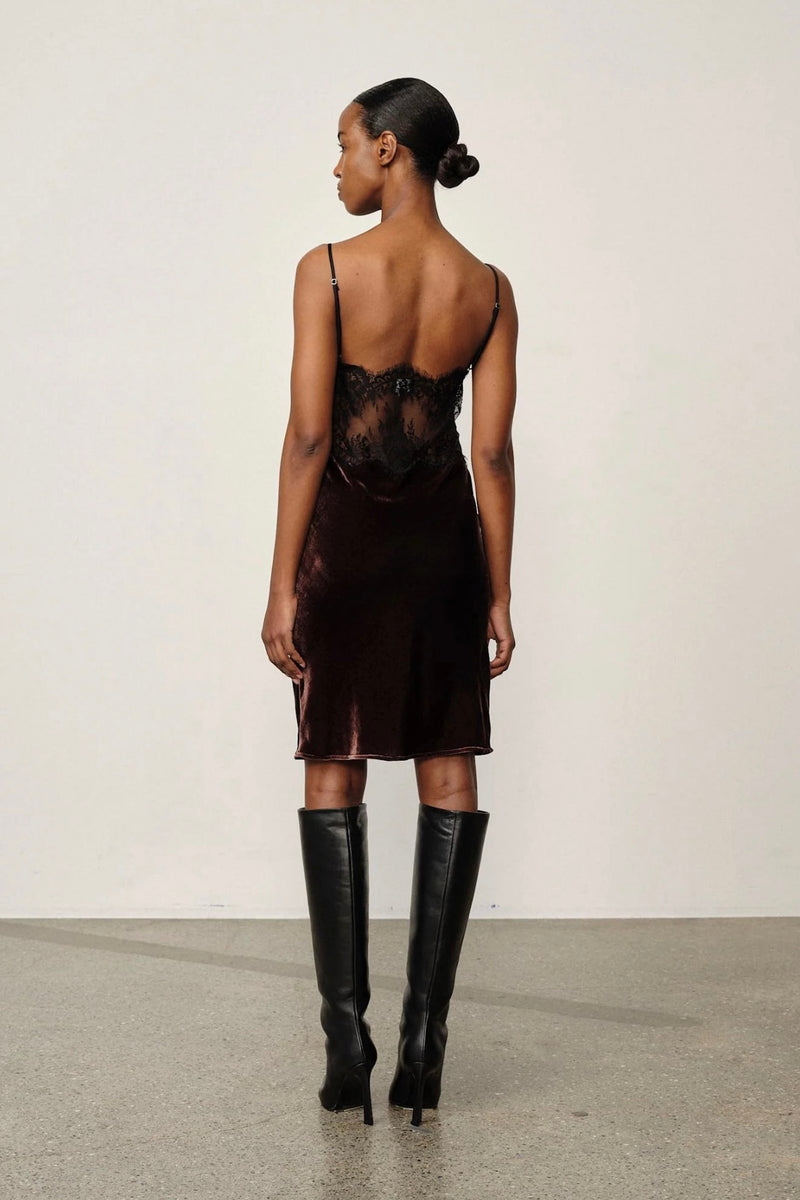 Herskind - Vivian Silk + Velvet Dress