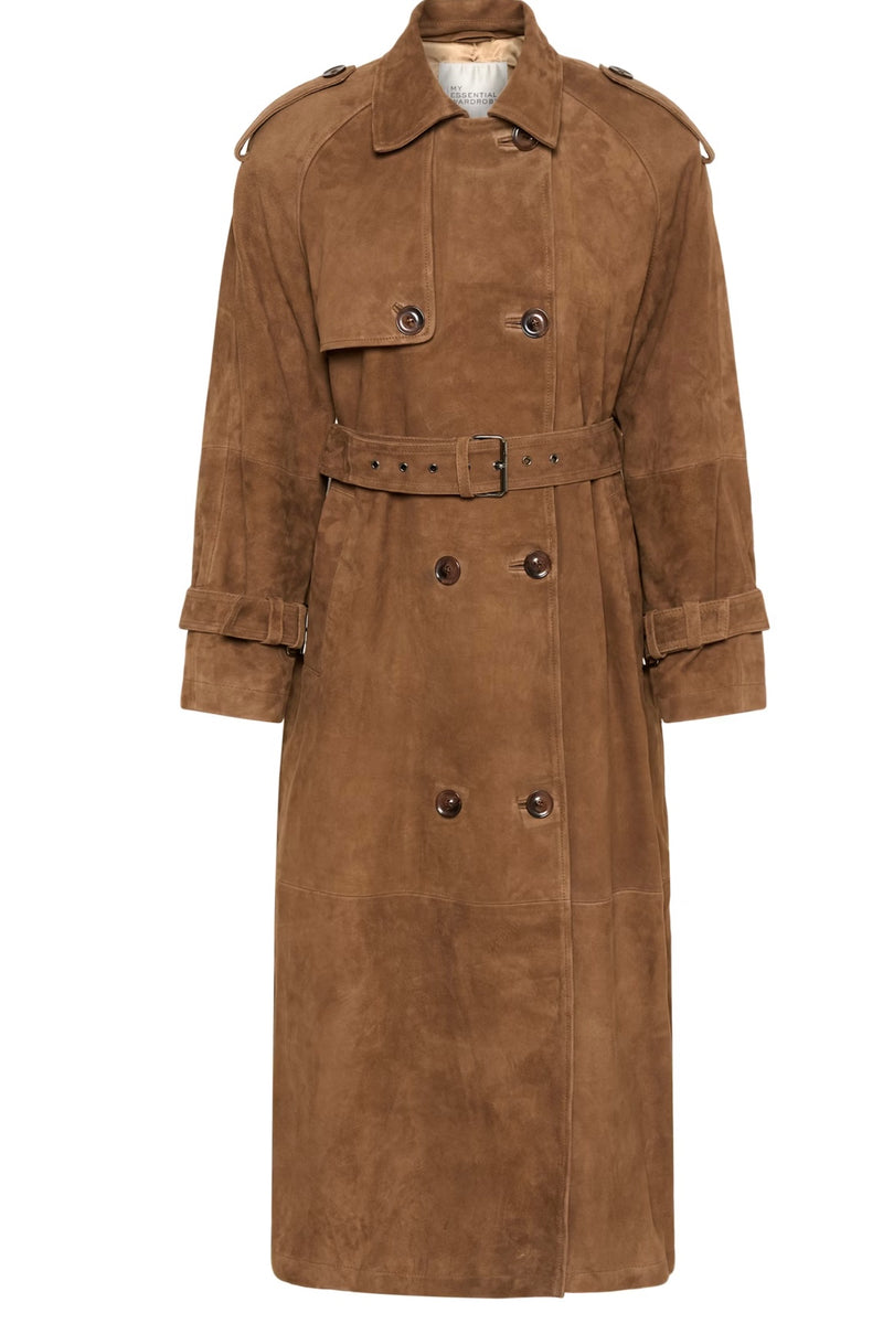 My Essential Wardrobe - TaraMW Suede Trenchcoat