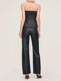 DL1961 - Karmine Refined Wide Leg (Black Coated)